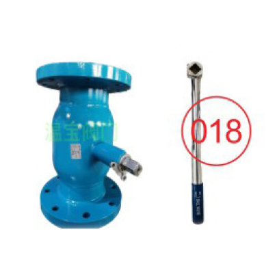 Export type flange ball valve CF8 ball DN65-DN200 movable handle with lock