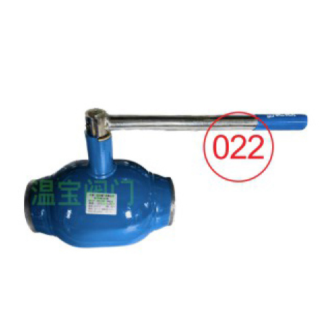 Fully welded full bore ball valve Q61F-25 with handle movable