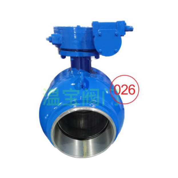 Q367 fully welded ball valve full bore with bipolar turbine CFS fixed ball