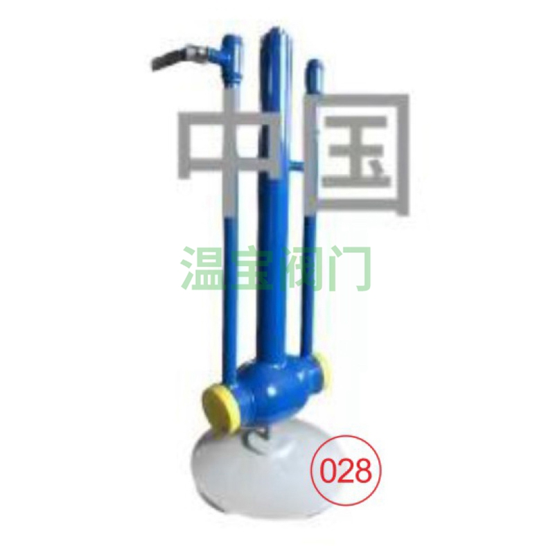 Directly buried double release ball valve