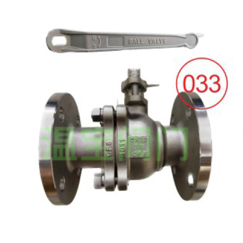 Q41F-16P flange ball valve CF3M medium size
