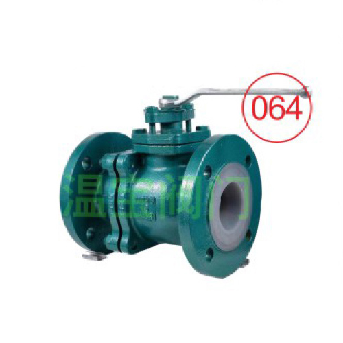National standard fluorine lined ball valve chemical department HG/T20592 temperature resistance 180 ℃