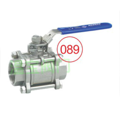 National standard three piece ball valve Q11F-20 CF8