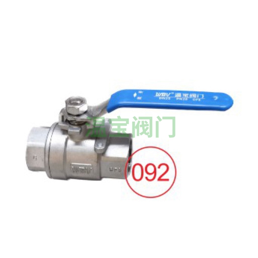 National standard two-piece ball valve G1 thread Q11F-40 CF8