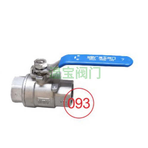 National standard two-piece ball valve G1 thread Q11F-40 CF8M