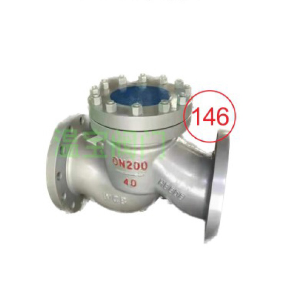 H44H-40C cast steel flange lifting check valve medium and heavy duty