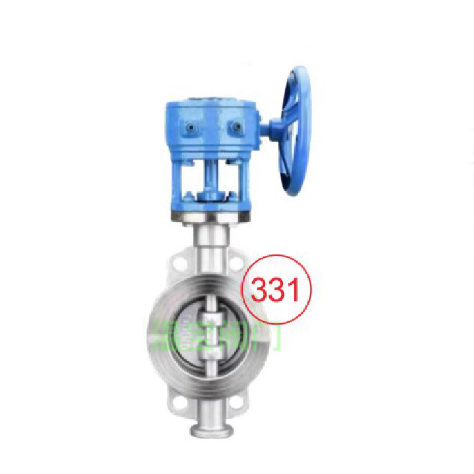 D373W-16RL clamp butterfly valve medium/heavy body