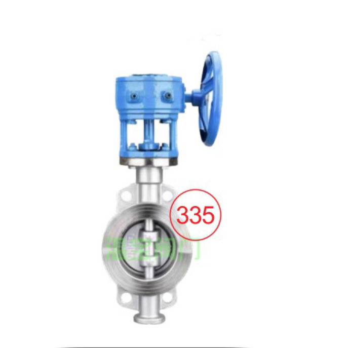 D373W-10P/16P clamp butterfly valve CF8 middle body