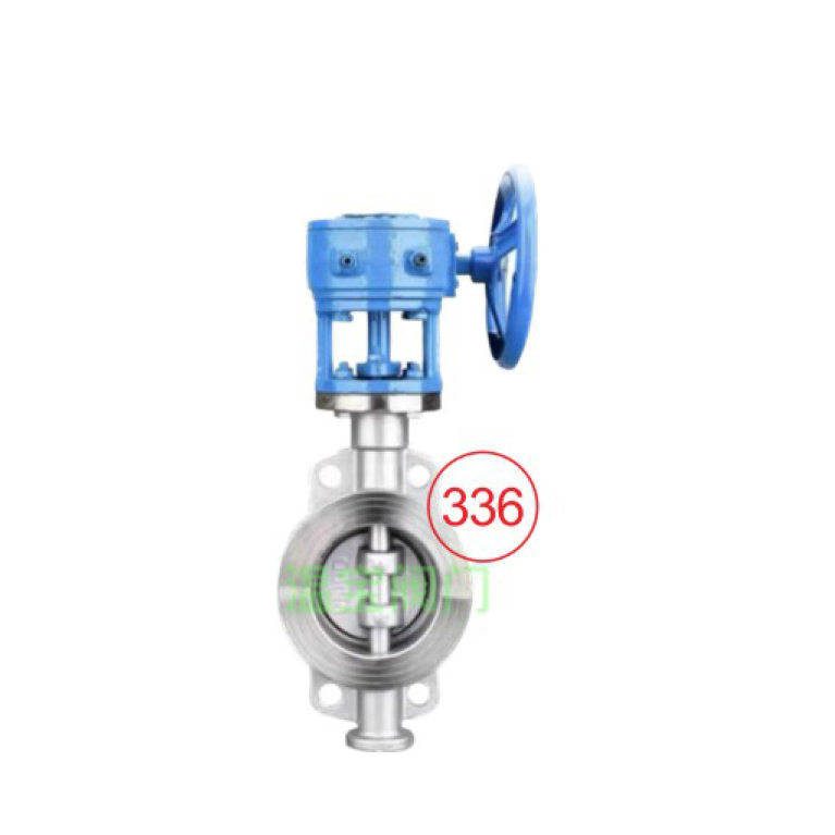 D373W-16P/25P clamp butterfly valve CF8 heavy body