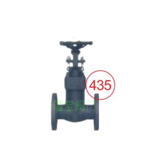 Forged steel corrugated pipe gate valve WZ41H