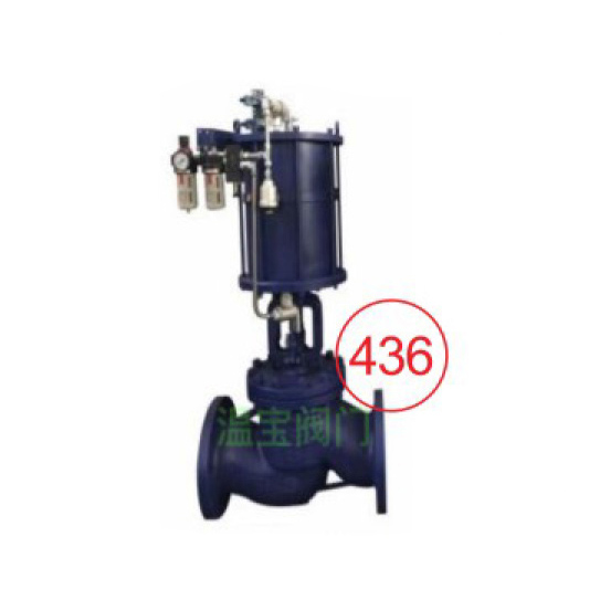 Pneumatic bellows globe valve WJ641H WCB