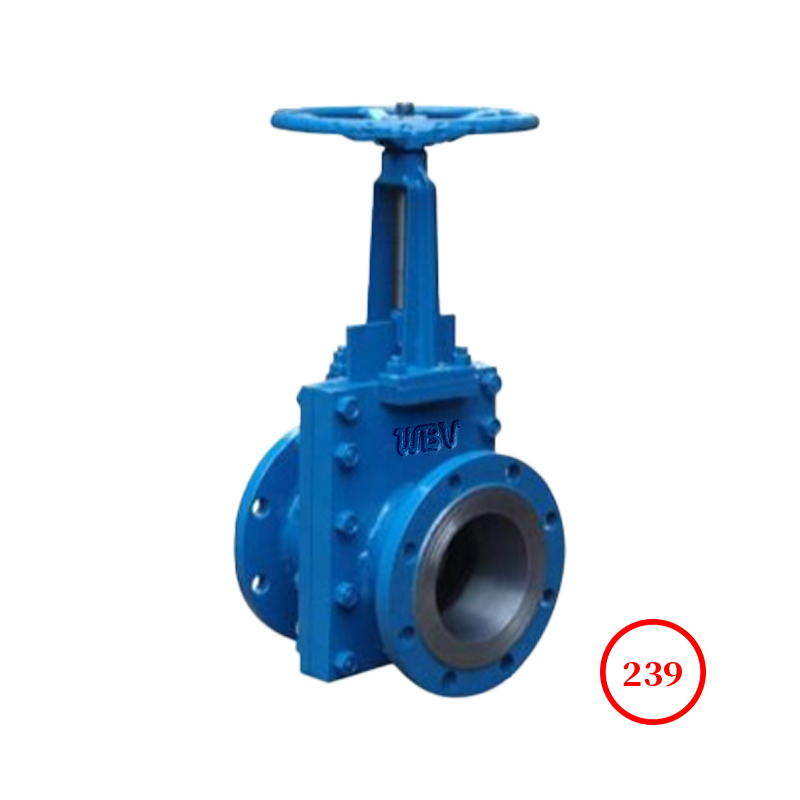 三片式矿浆刀闸阀 3PC slurry knife gate valve ZSK43X-10C
