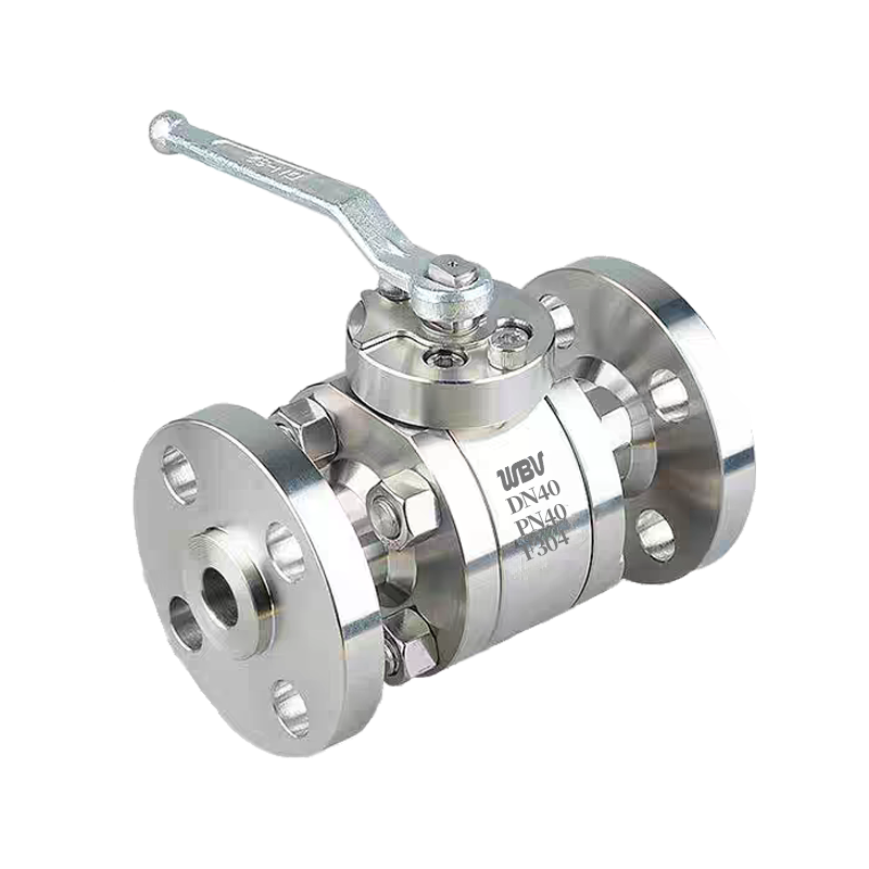 国标三片式锻钢法兰球阀 Q41F-PN16~250 304