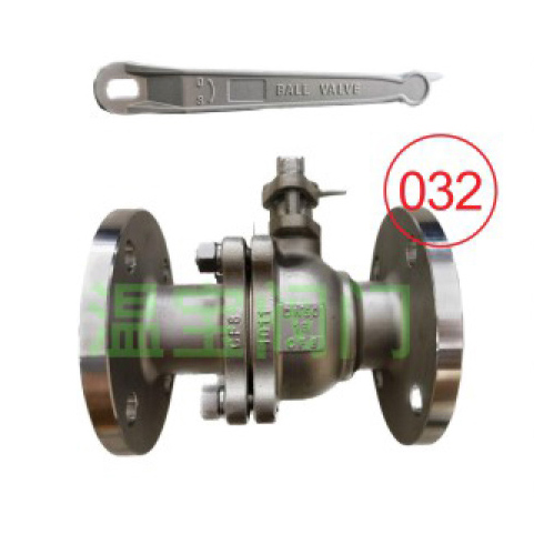 Q41F-16P flange ball valve CF8 medium