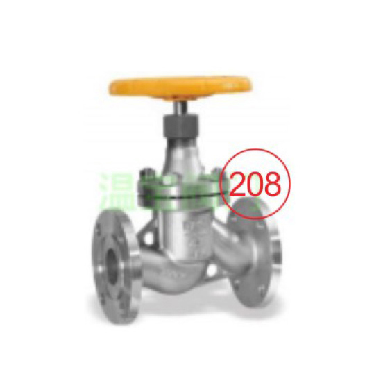 Oxygen shut-off valve J41B-16P medium size