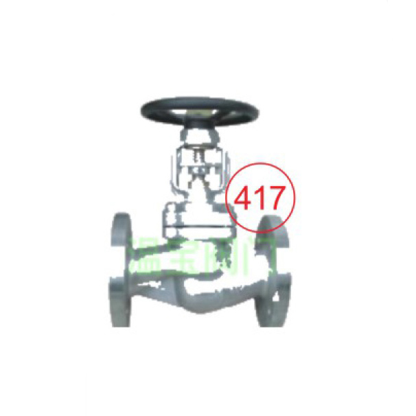 Stainless steel standard corrugated pipe globe valve WJ41W CF8