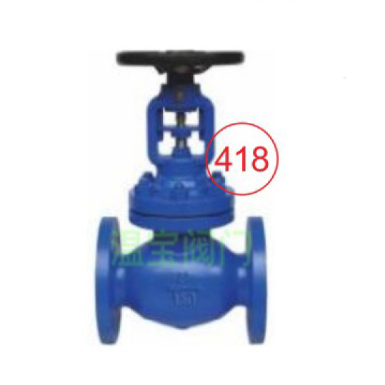 American standard corrugated pipe globe valve WJ41H