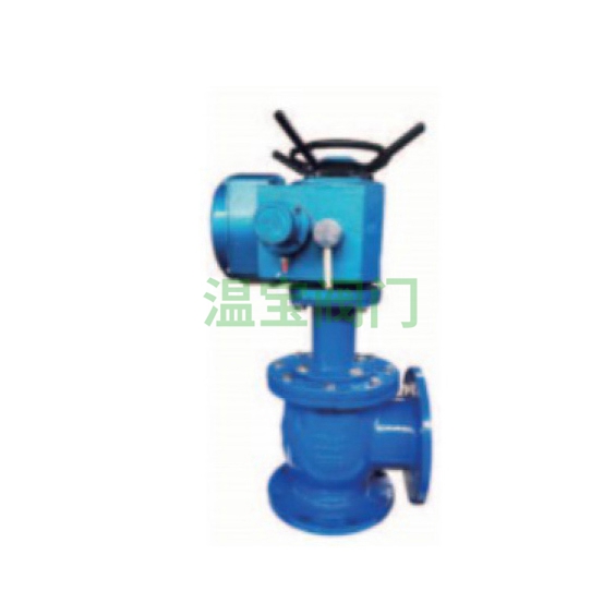 Electric sludge discharge valve